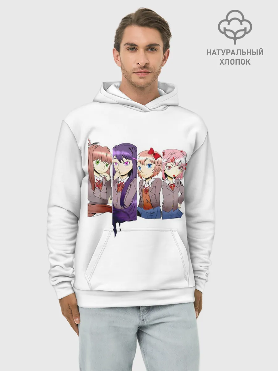 Худи мужской база хлопок / Doki Doki Literature Club