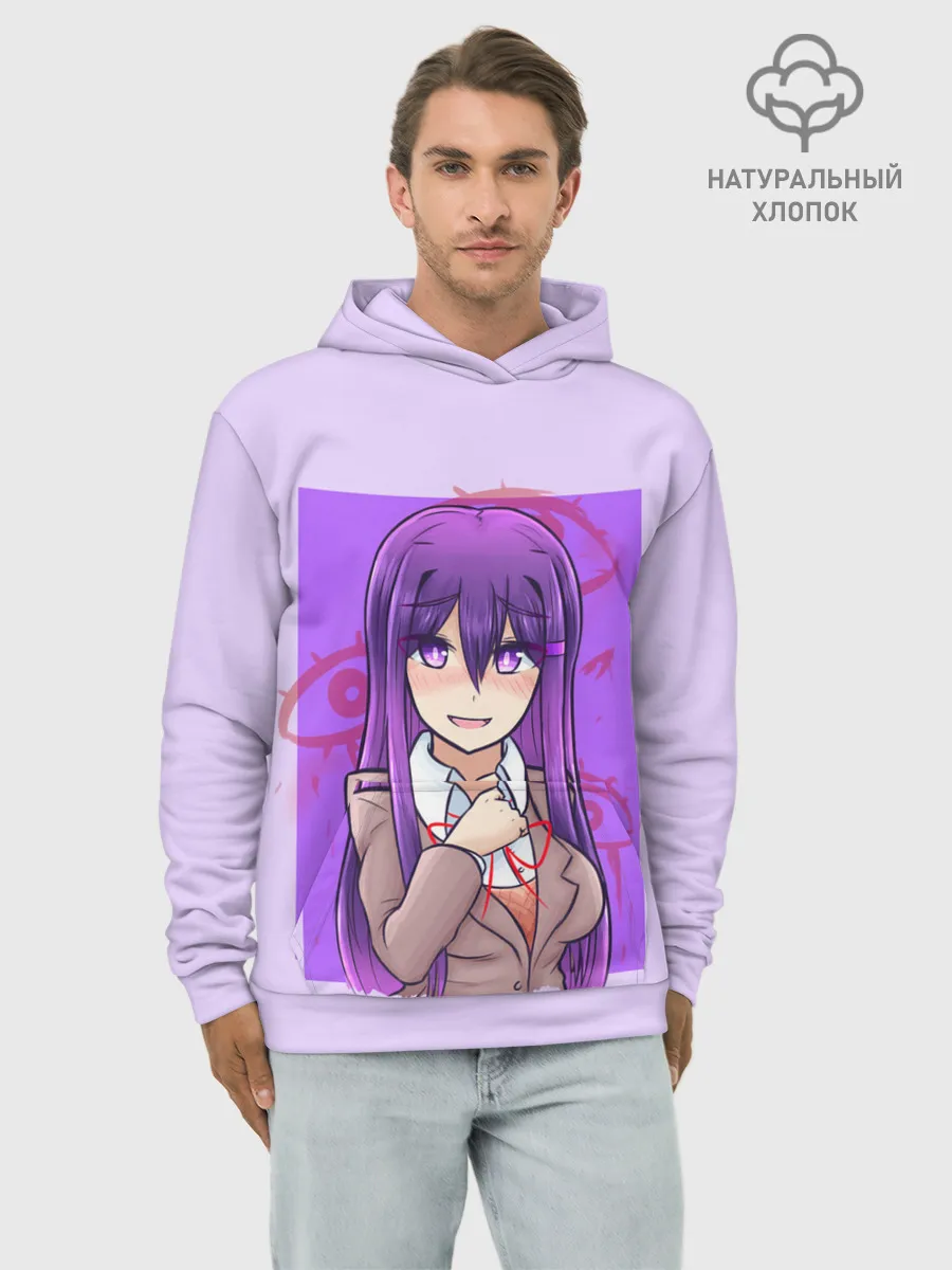 Худи мужской база хлопок / Милая Юри