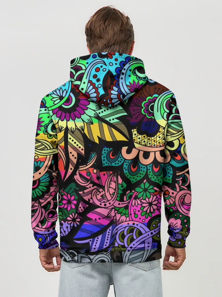 Худи мужской база хлопок / АЛОХА ГАВАЙИ | ALOHA HAWAII