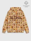 Худи мужской база хлопок / АЛОХА ГАВАЙИ, ALOHA, SUMMER