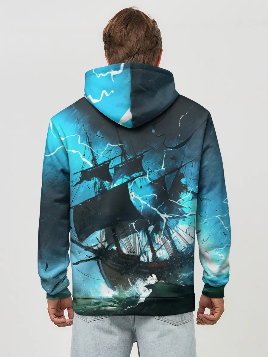 Худи мужской база хлопок / Летучий голландец