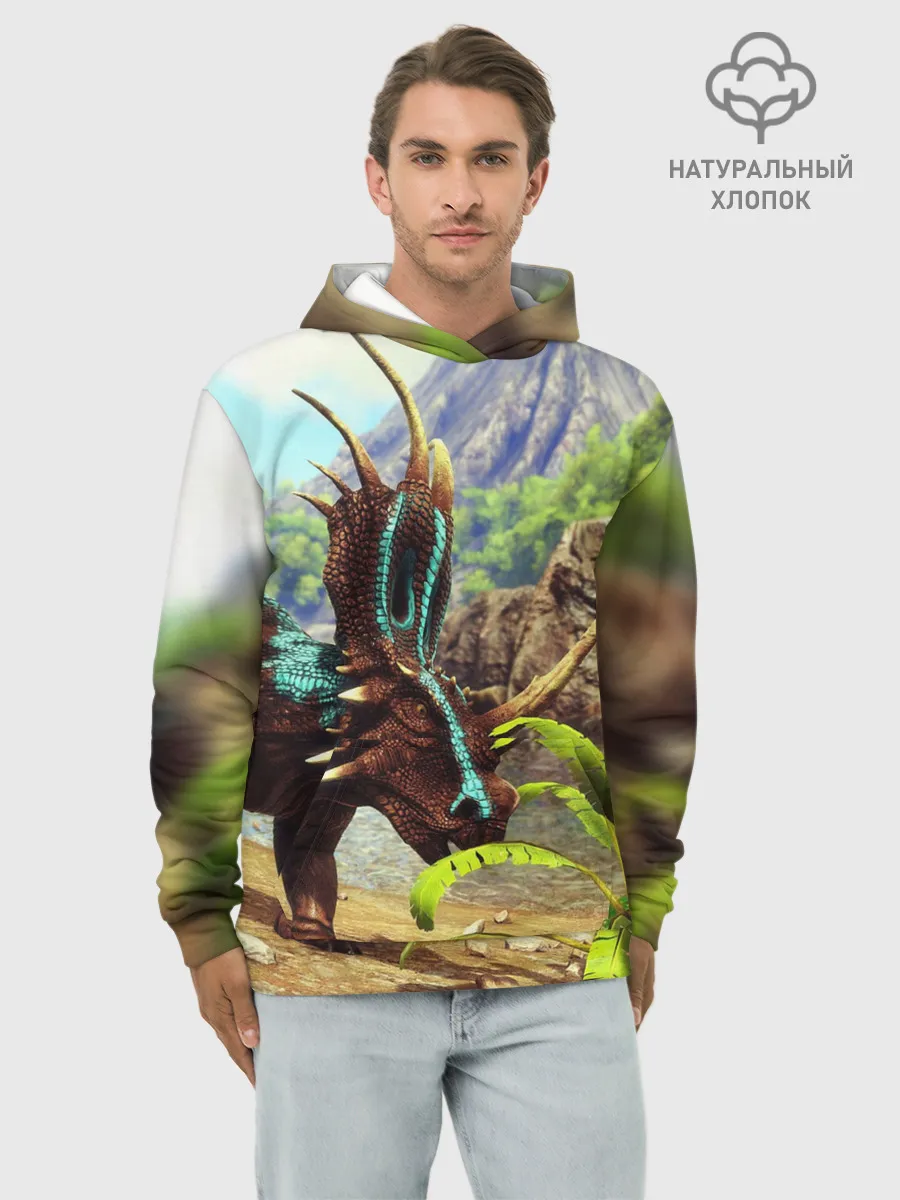 Худи мужской база хлопок / Ark Survival | АРК СУРВИВАЛ