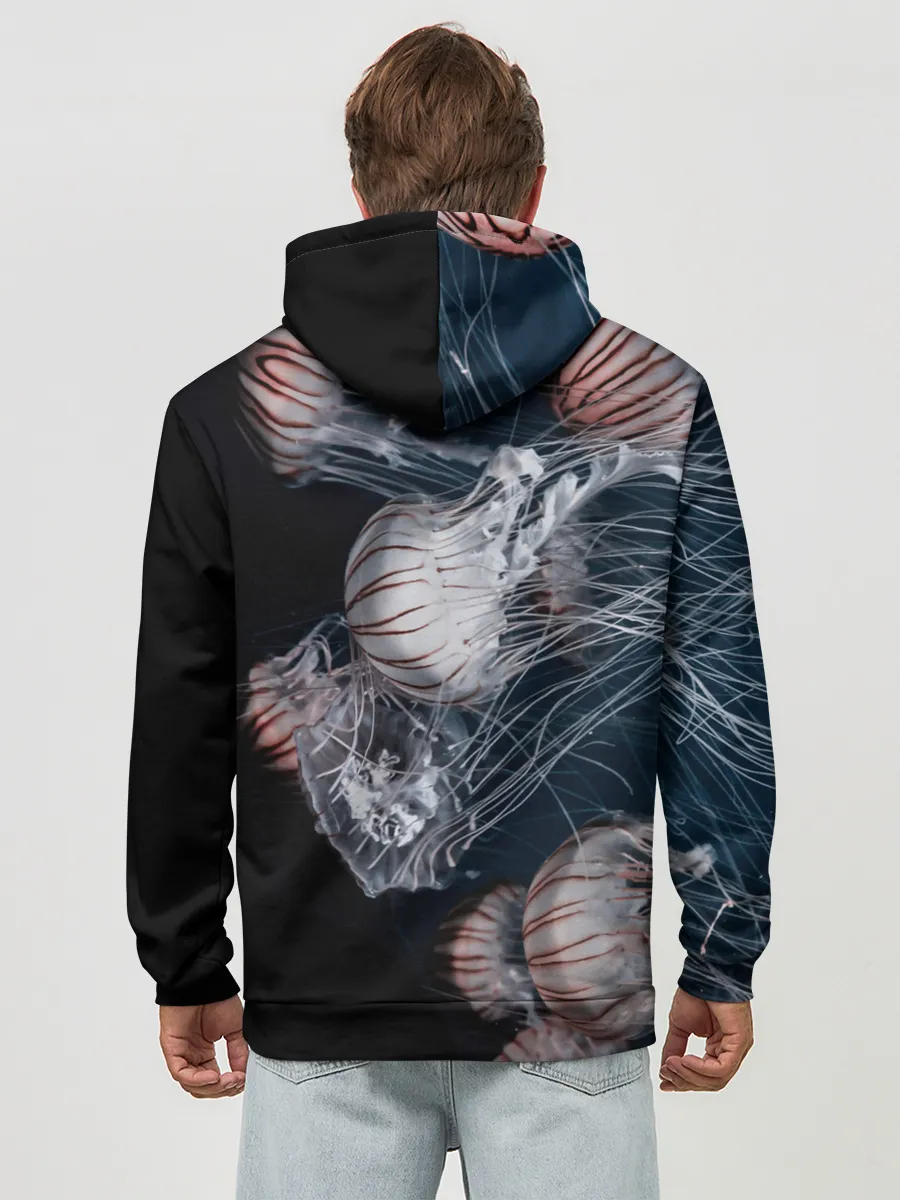 Худи мужской база хлопок / Медузы