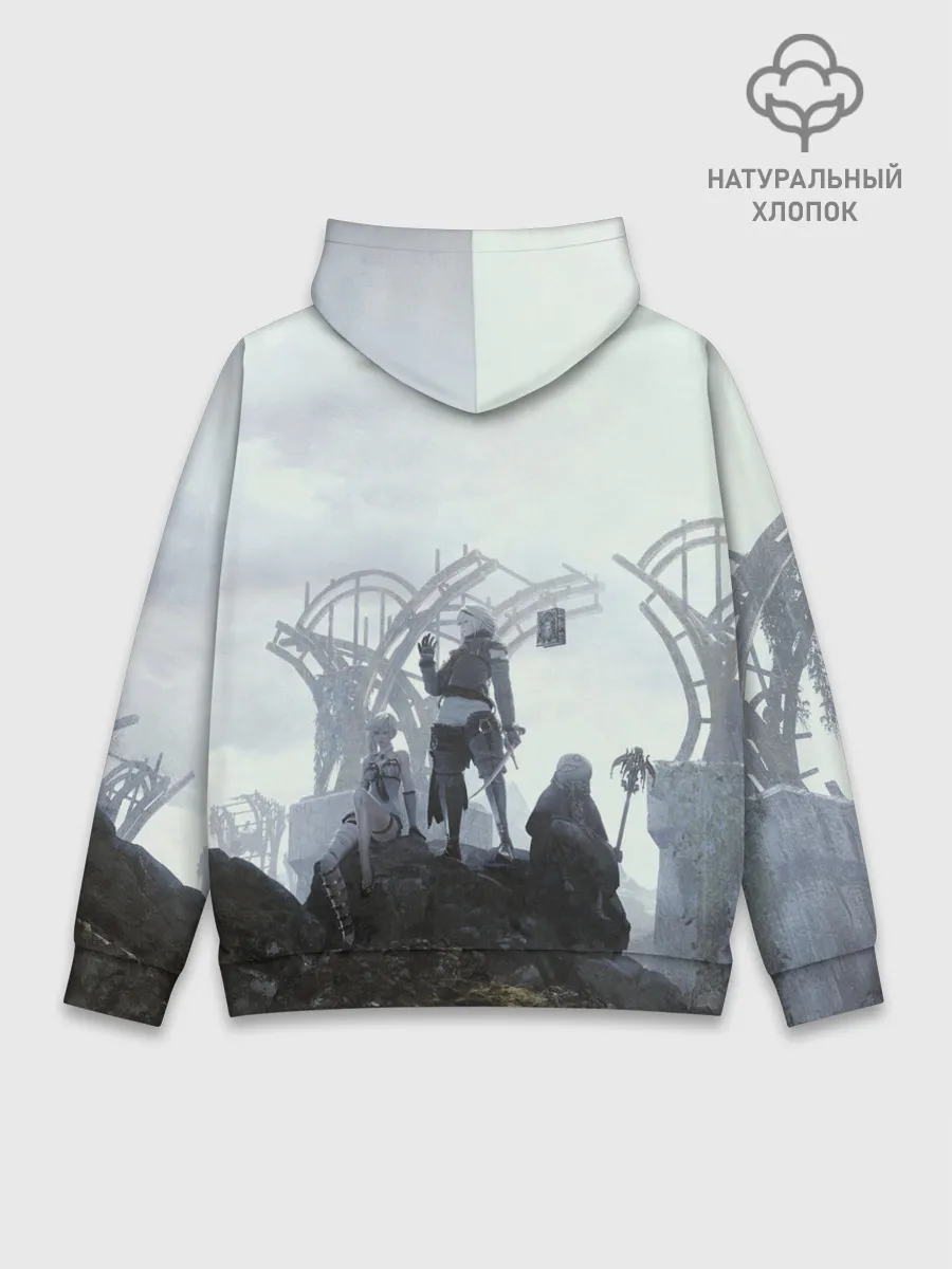 Худи мужской база хлопок / NieR Replicant
