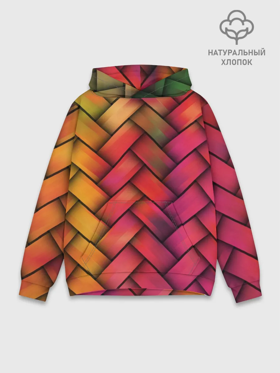 Худи мужской база хлопок / Colorful weave