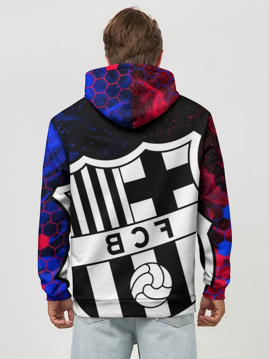 Худи мужской база хлопок / ЛУИС СУАРЕС / БАРСЕЛОНА