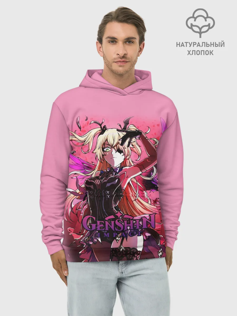 Худи мужской база хлопок / ФИШЛЬ / GENSHIN IMPACT