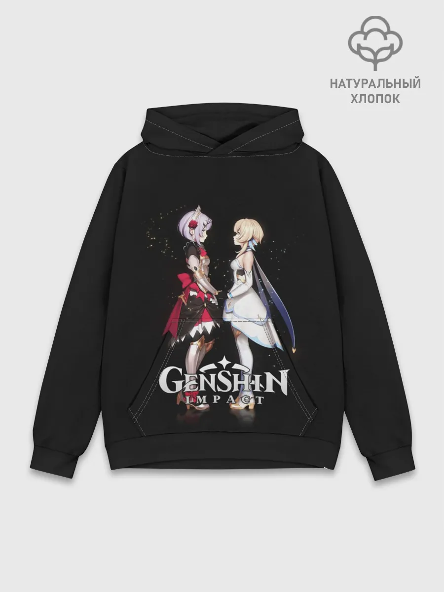 Худи мужской база хлопок / GENSHIN IMPACT