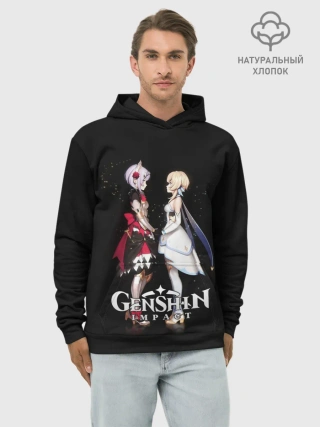 Худи мужской база хлопок / GENSHIN IMPACT