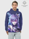 Худи мужской база хлопок / Keqing - Genshin Impact