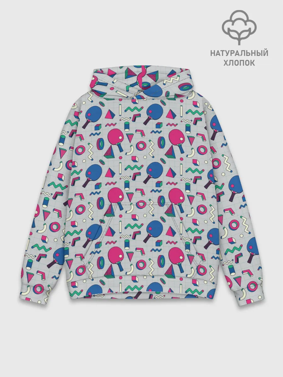 Худи мужской база хлопок / Настольный Теннис