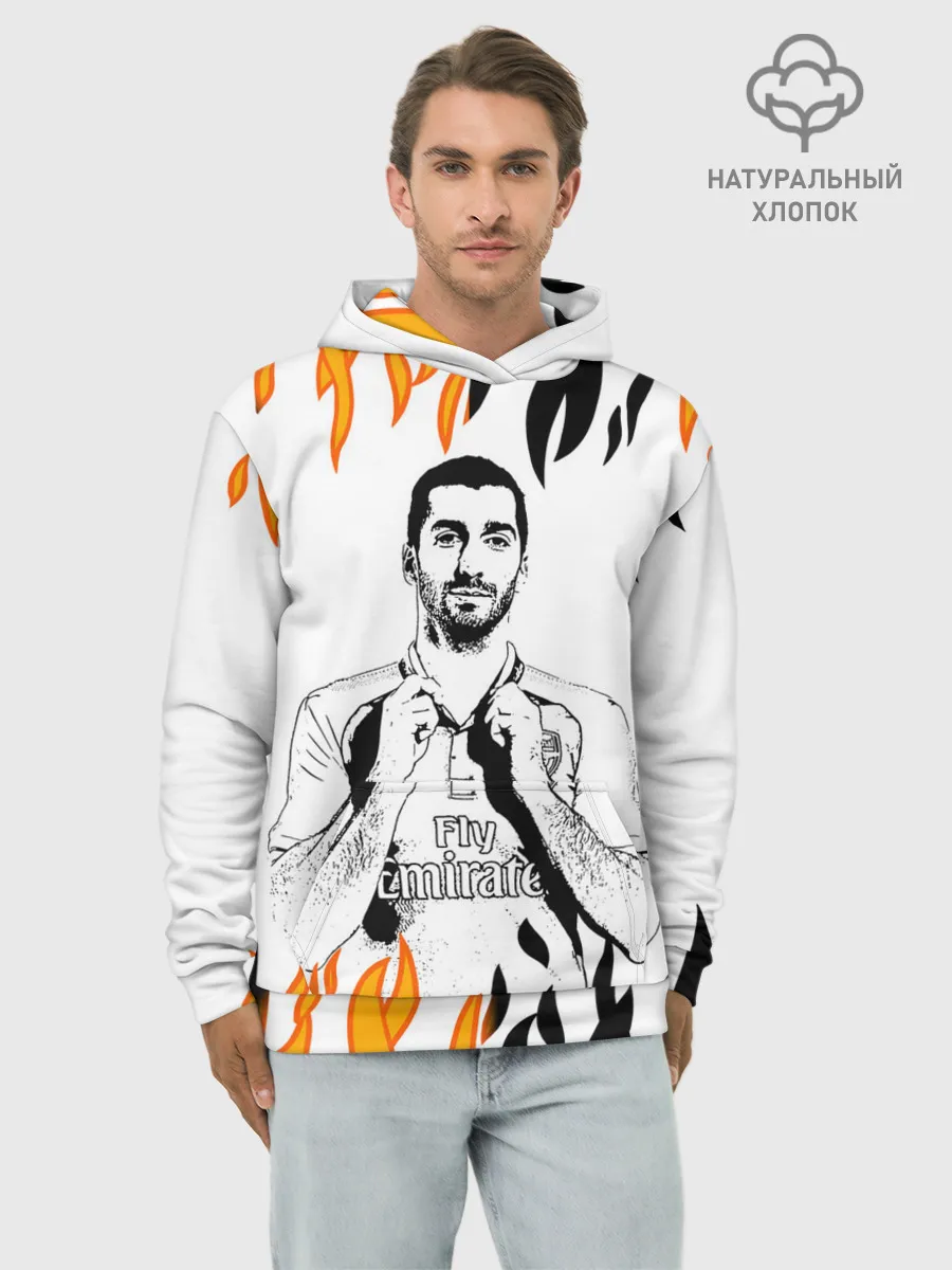 Худи мужской база хлопок / Генрих Мхитарян