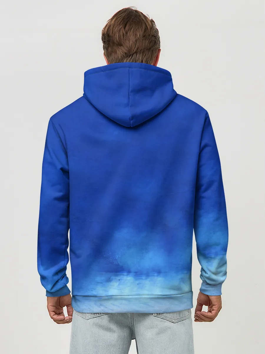 Худи мужской база хлопок / СЕРХИО АГУЭРО / МАНЧЕСТЕР СИТИ