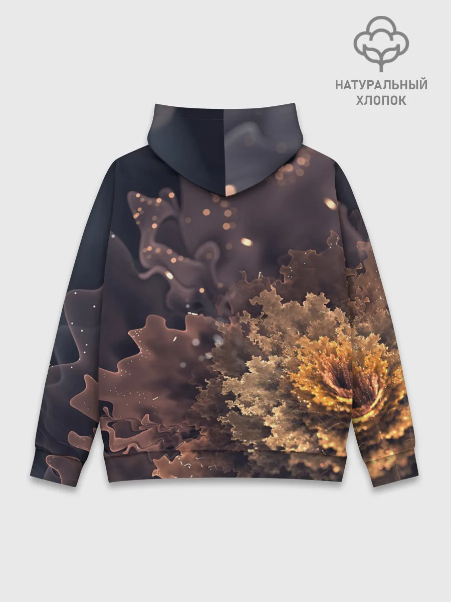 Худи мужской база хлопок / КосмиЧеский Цветок