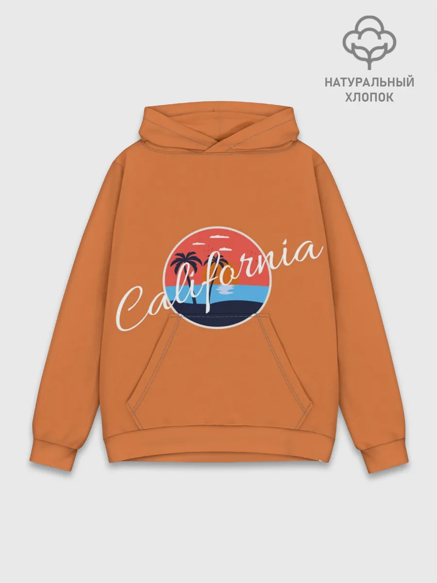 Худи мужской база хлопок / California