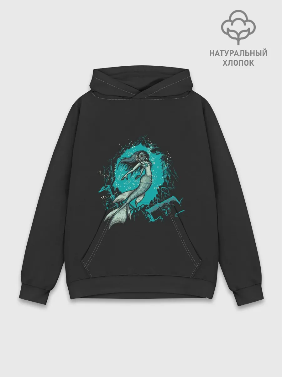 Худи мужской база хлопок / Deep Sea Aftermath