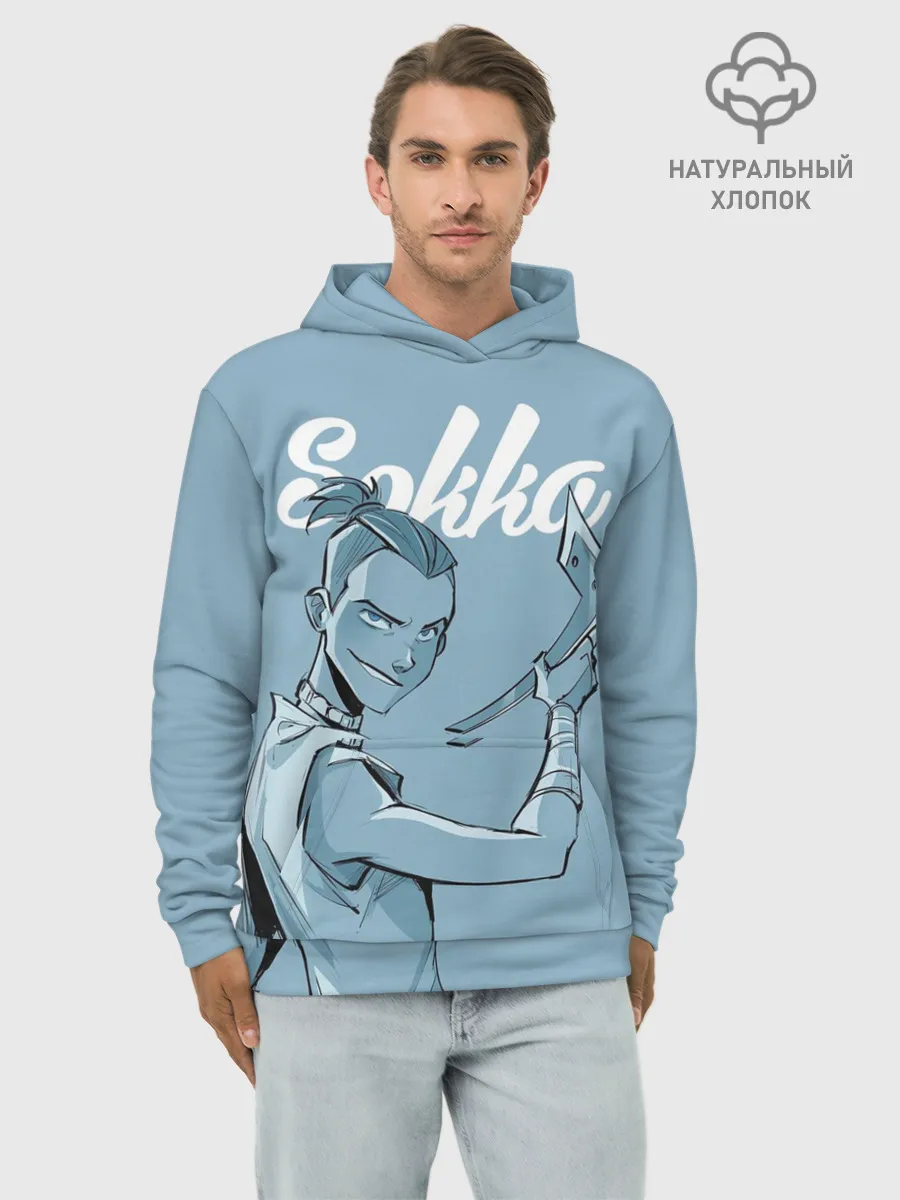 Худи мужской база хлопок / Sokka