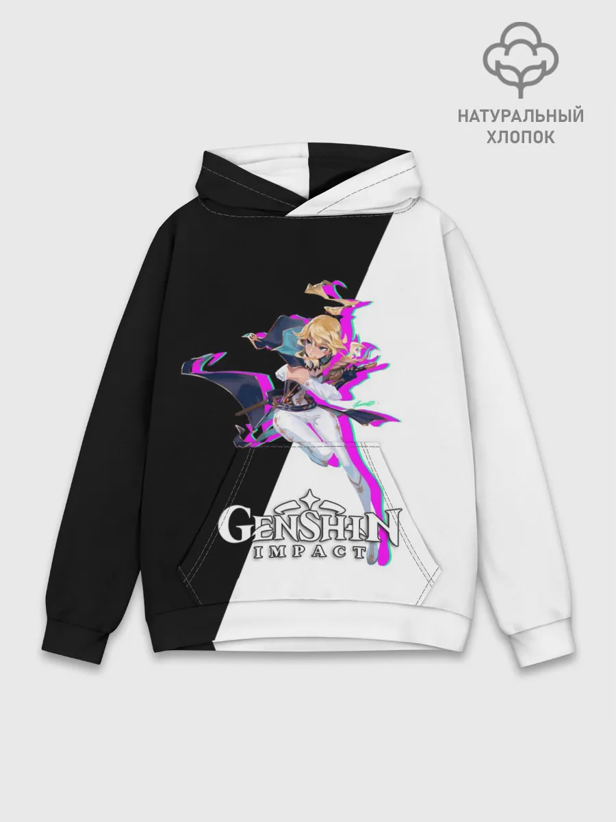 Худи мужской база хлопок / GENSHIN IMPACT / JEAN