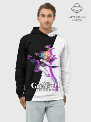 Худи мужской база хлопок / GENSHIN IMPACT / JEAN