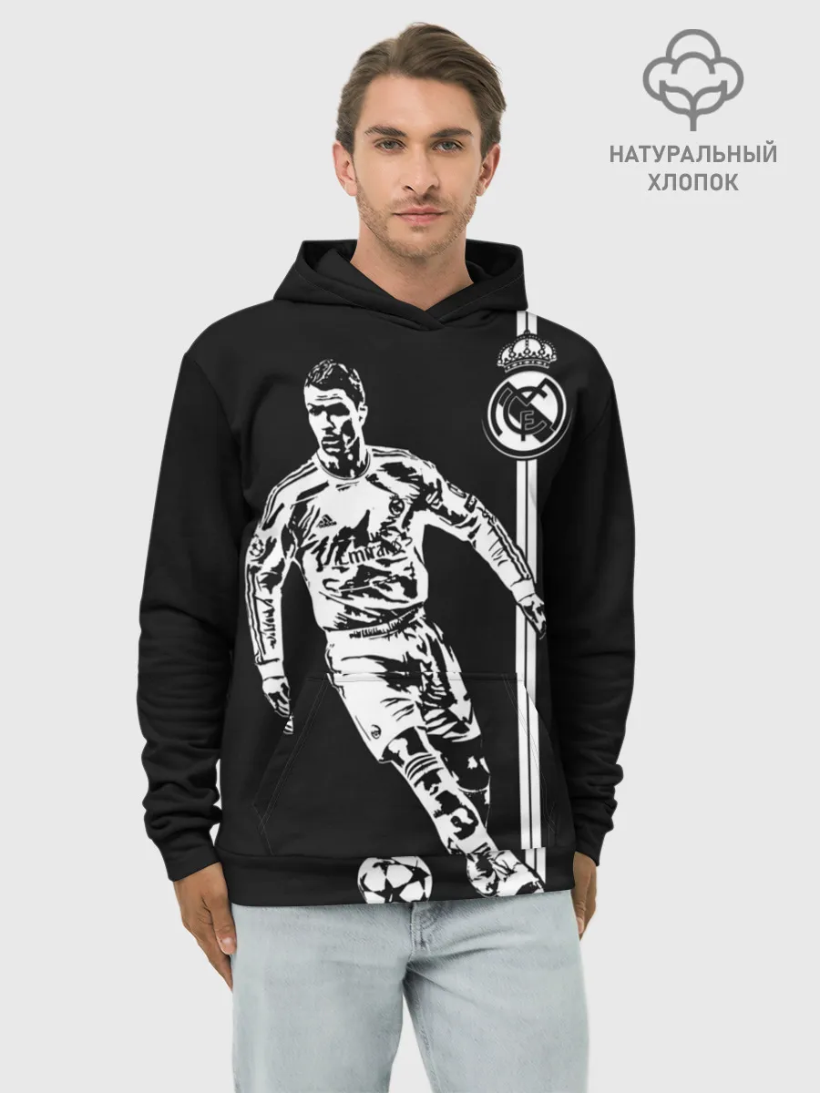 Худи мужской база хлопок / Криштиану Роналду