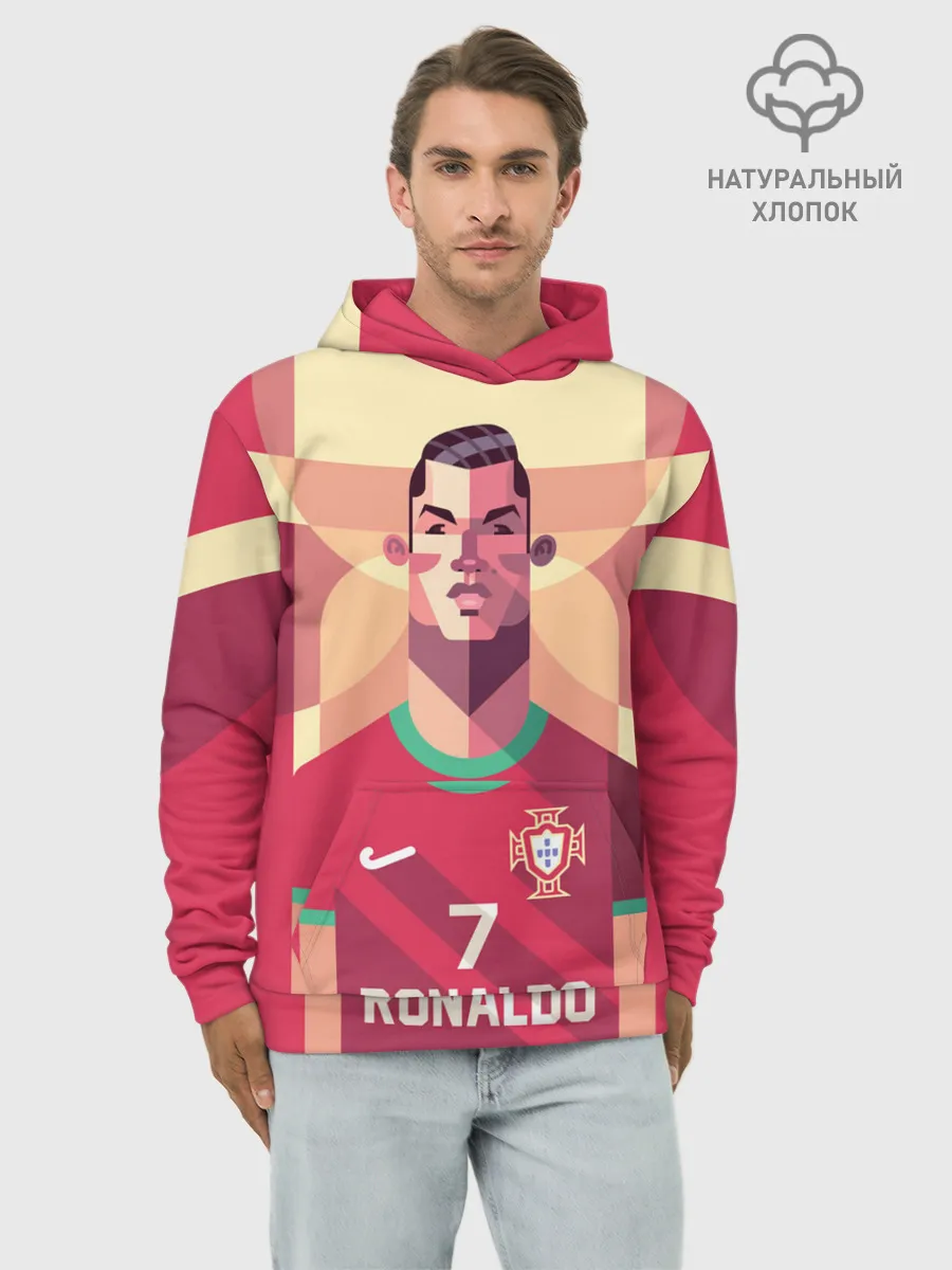 Худи мужской база хлопок / Криштиану Роналду