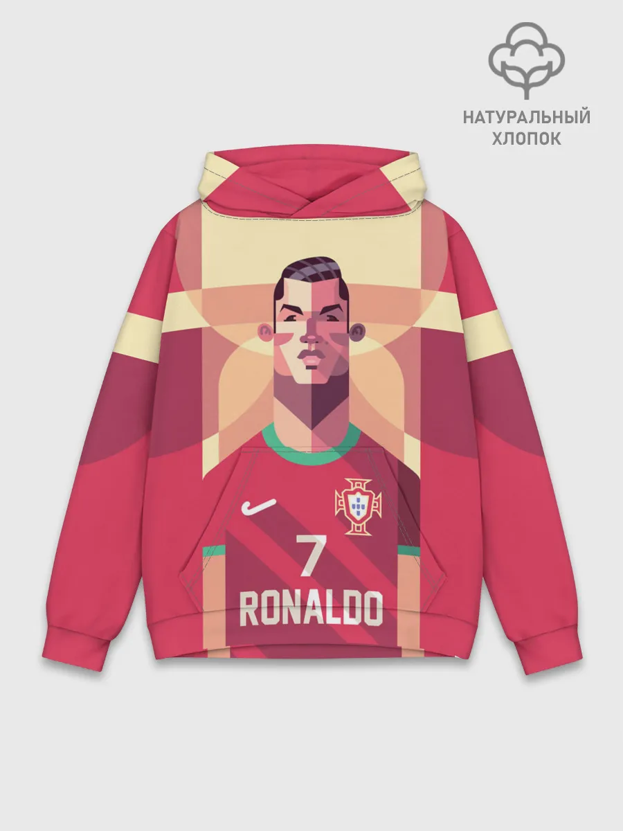 Худи мужской база хлопок / Криштиану Роналду