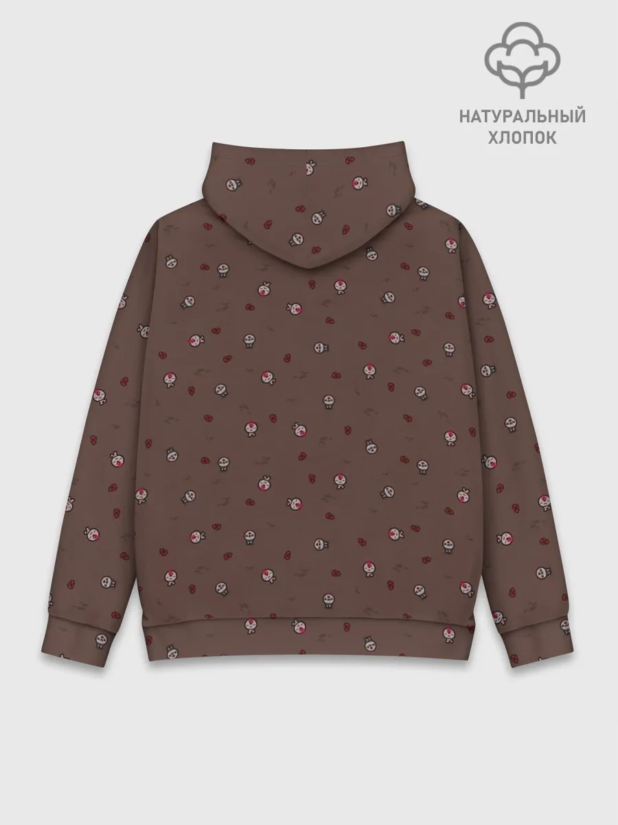 Худи мужской база хлопок / The Binding of Isaac small pattern