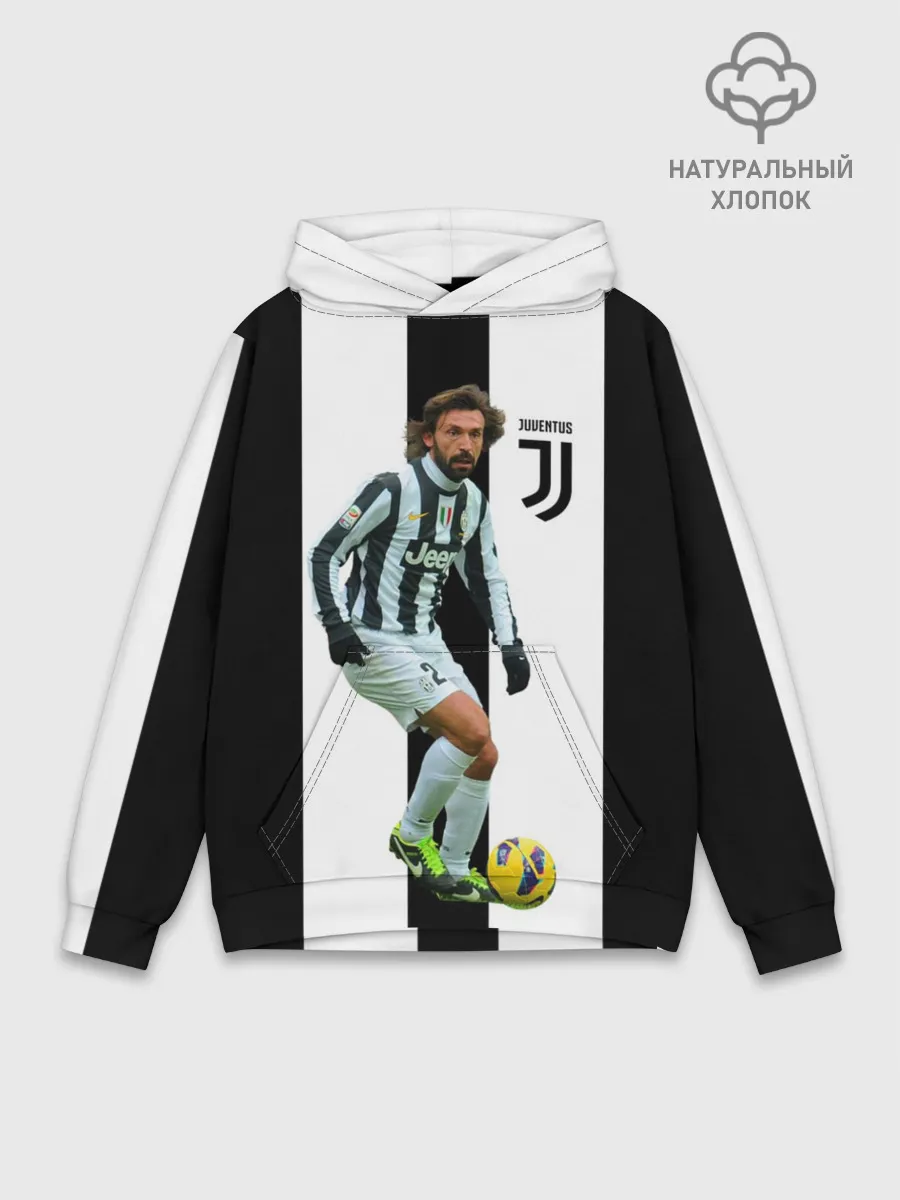 Худи мужской база хлопок / Andrea Pirlo