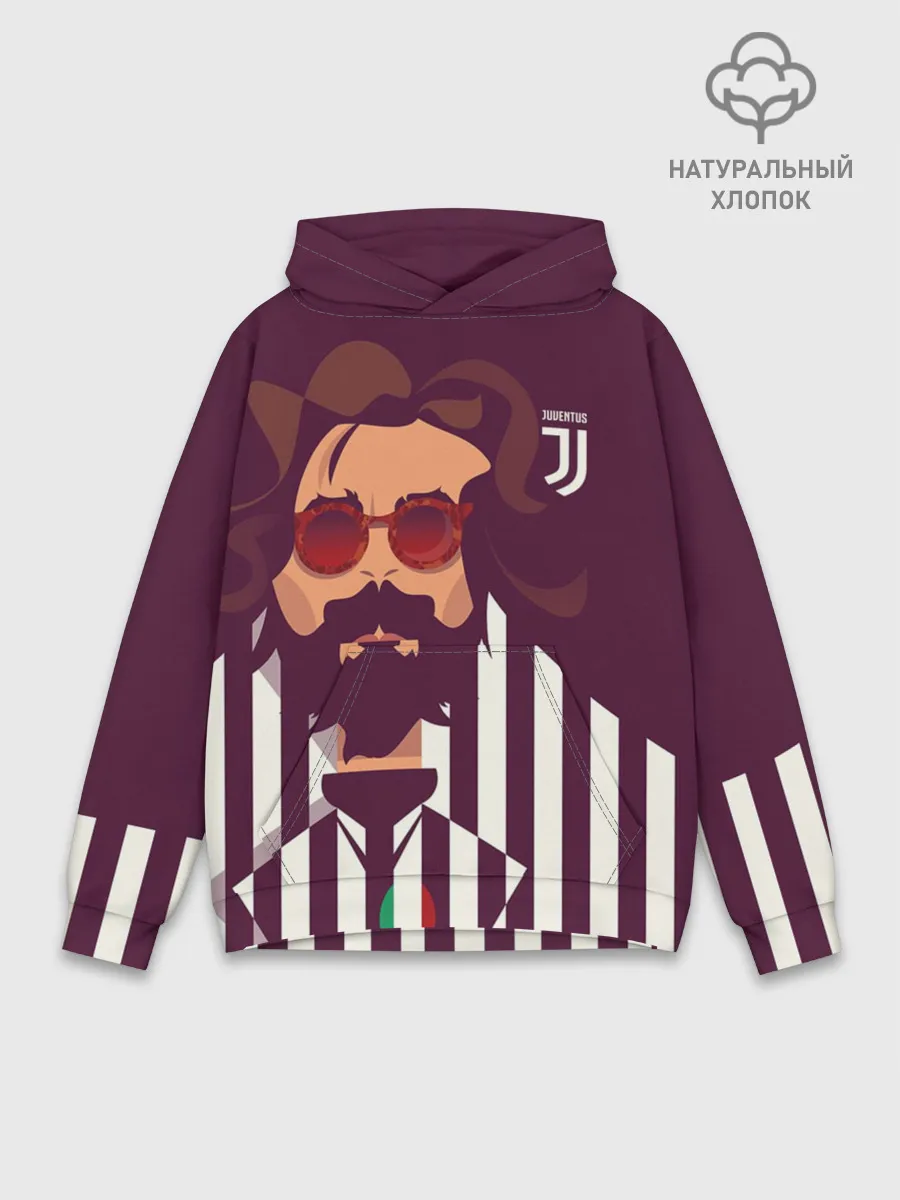 Худи мужской база хлопок / Andrea Pirlo