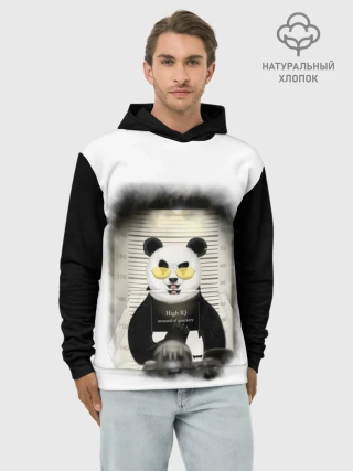 Худи мужской база хлопок / Yami: hight IQ 3D