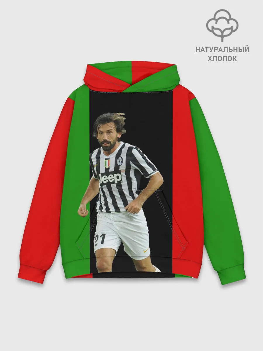 Худи мужской база хлопок / Andrea Pirlo