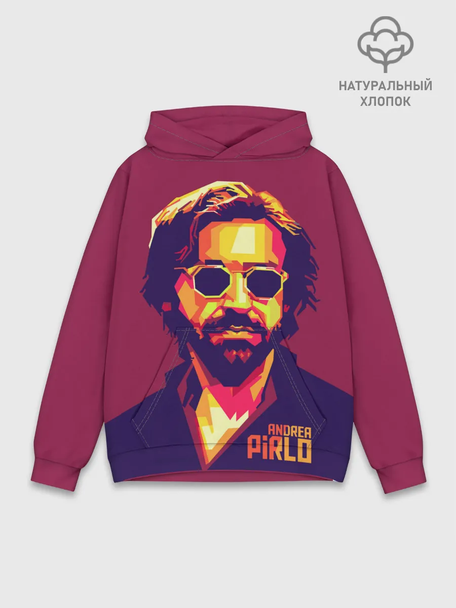 Худи мужской база хлопок / Андреа Пирло