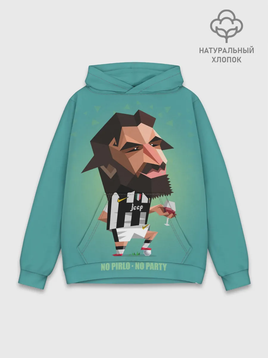 Худи мужской база хлопок / Андреа Пирло