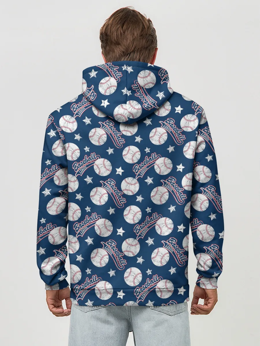 Худи мужской база хлопок / Baseball