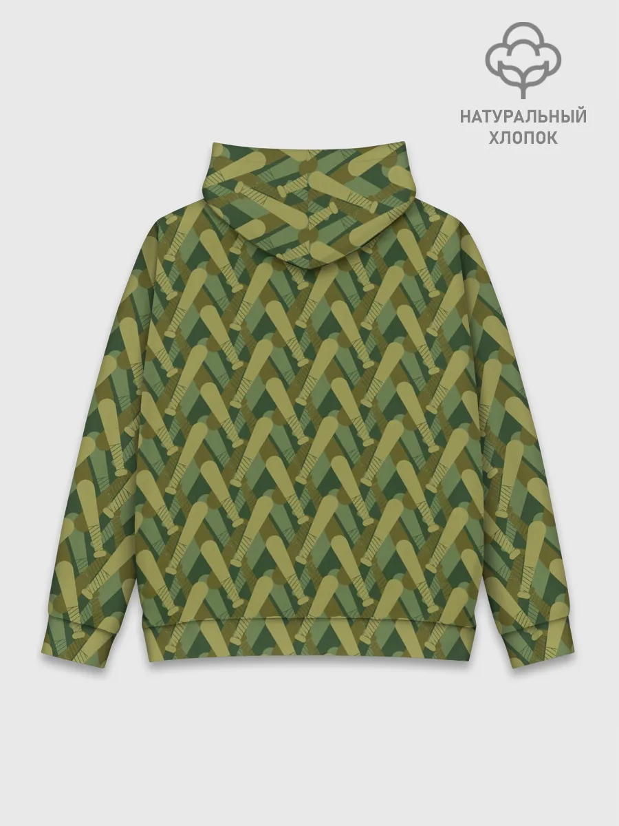 Худи мужской база хлопок / Бейсбольные Биты