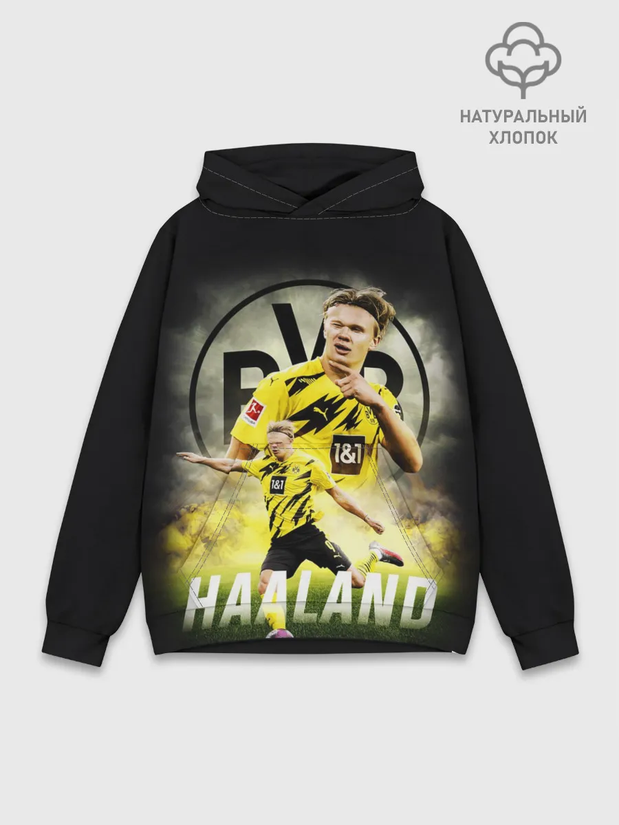 Худи мужской база хлопок / ЭРЛИНГ ХОЛАНД / ERLING HAALAND