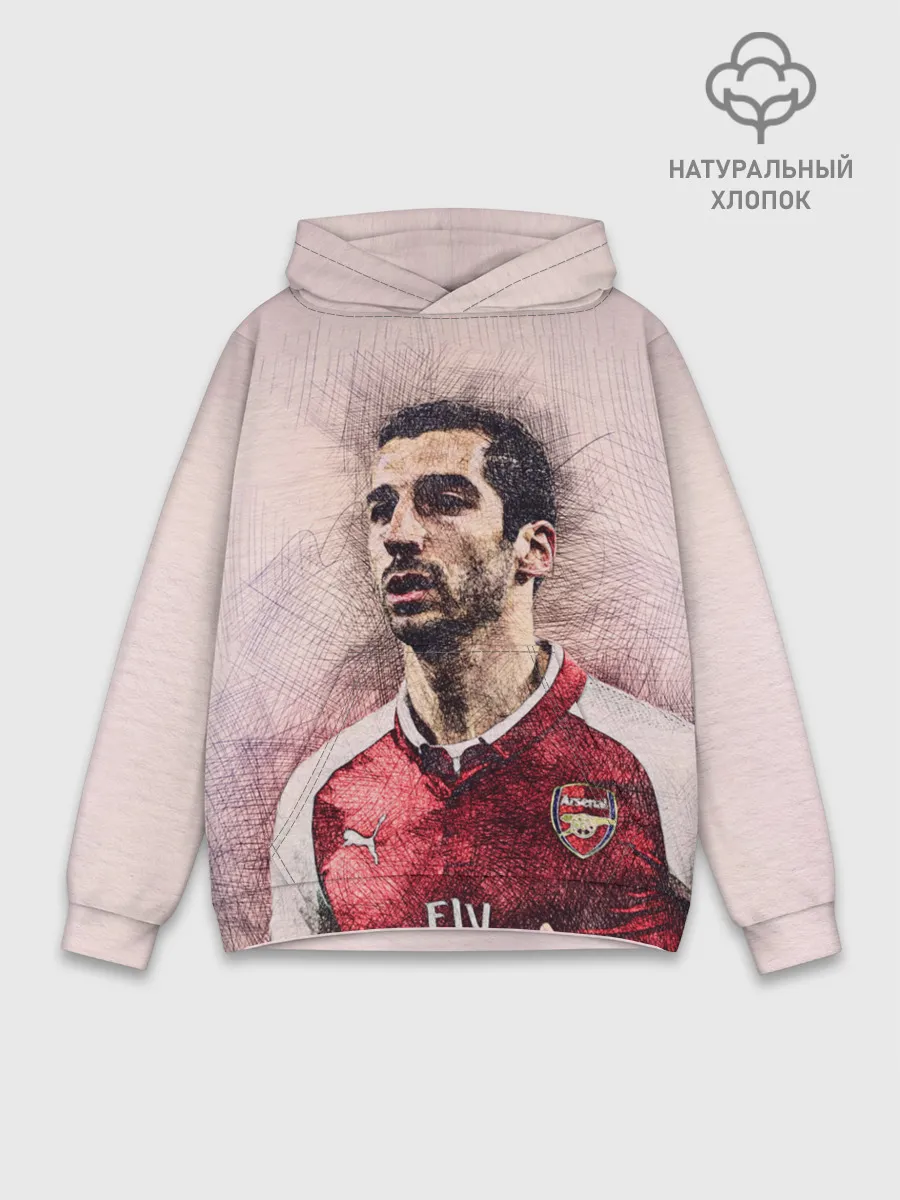 Худи мужской база хлопок / Генрих Мхитарян