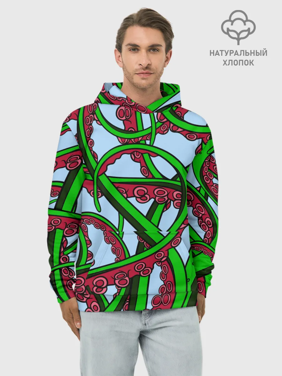 Худи мужской база хлопок / Кракен / Kraken