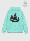 Худи мужской база хлопок / Корабль
