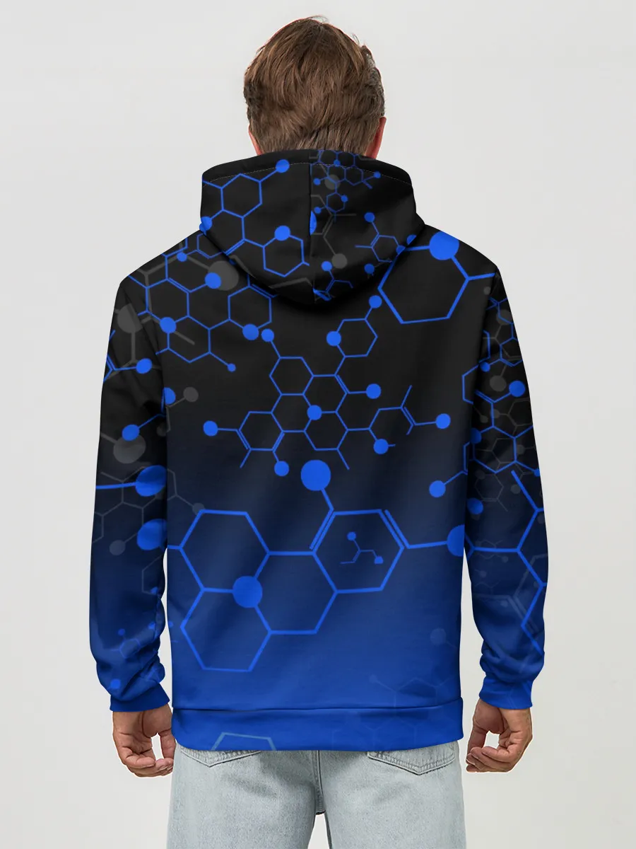 Худи мужской база хлопок / НЕЙМАР / NEYMAR JR / НЕОН