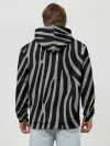 Худи мужской база хлопок / Zebra Camouflage
