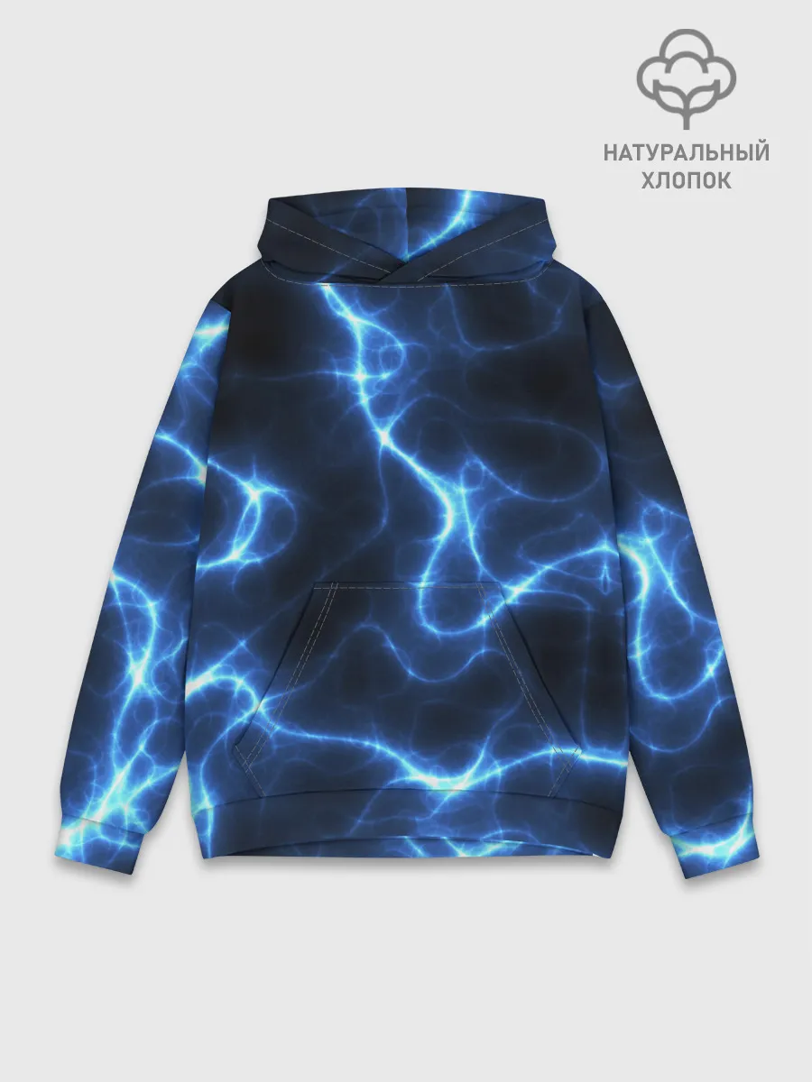 Худи мужской база хлопок / Energy Waves
