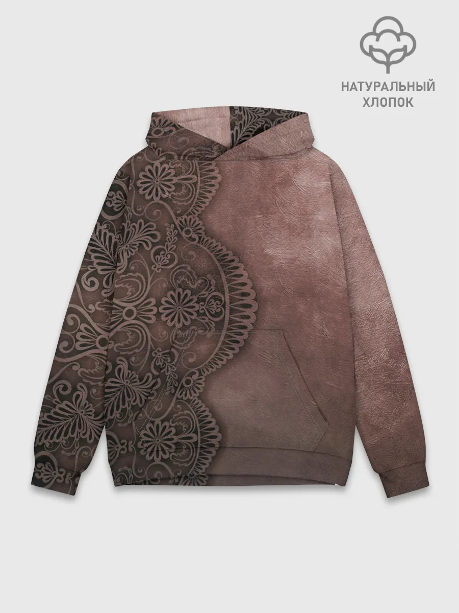 Худи мужской база хлопок / Lace, Pattern