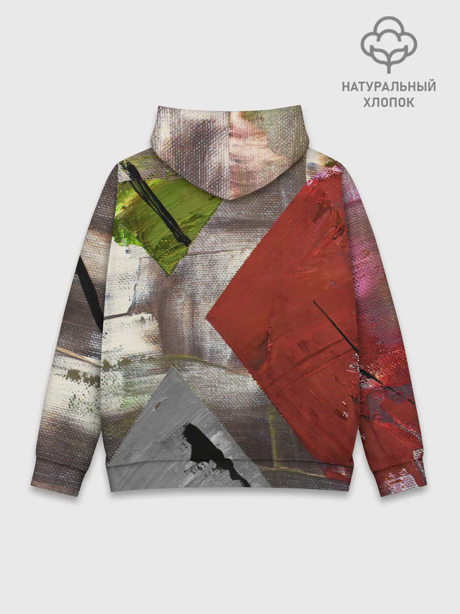 Худи мужской база хлопок / Art Abstraction