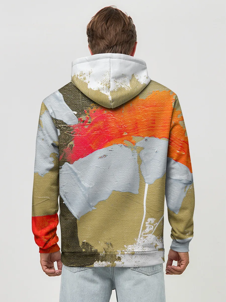 Худи мужской база хлопок / Art Abstraction