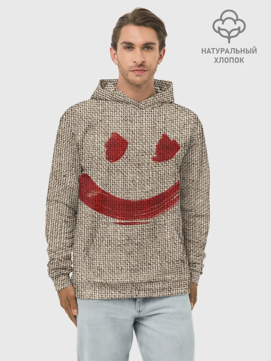 Худи мужской база хлопок / Red Smile