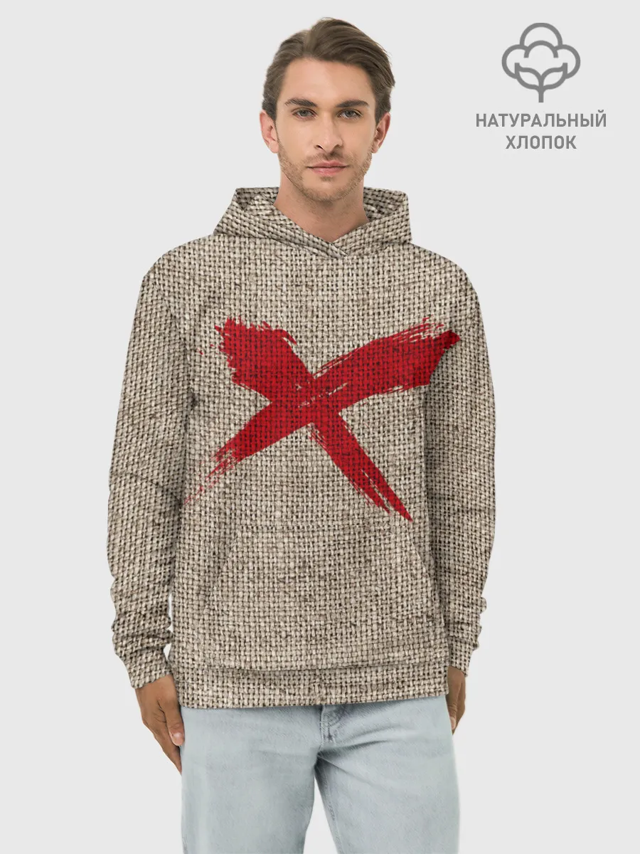 Худи мужской база хлопок / Red Cross