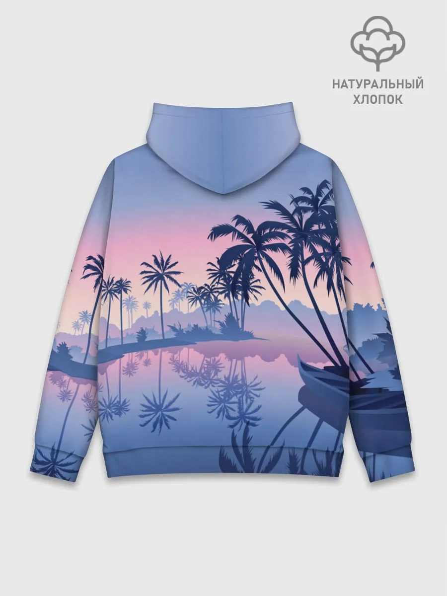 Худи мужской база хлопок / Тихая заводь