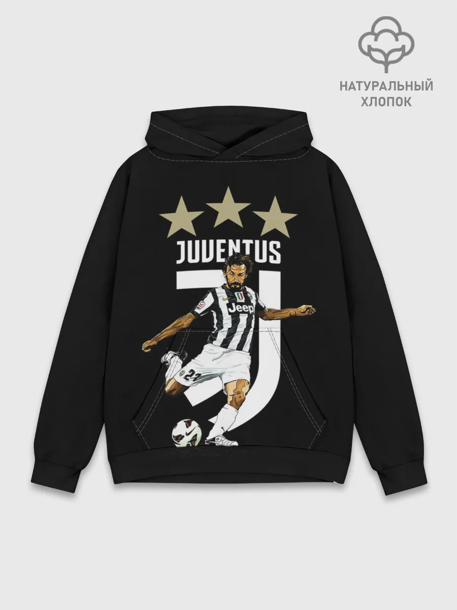 Худи мужской база хлопок / Андреа Пирло