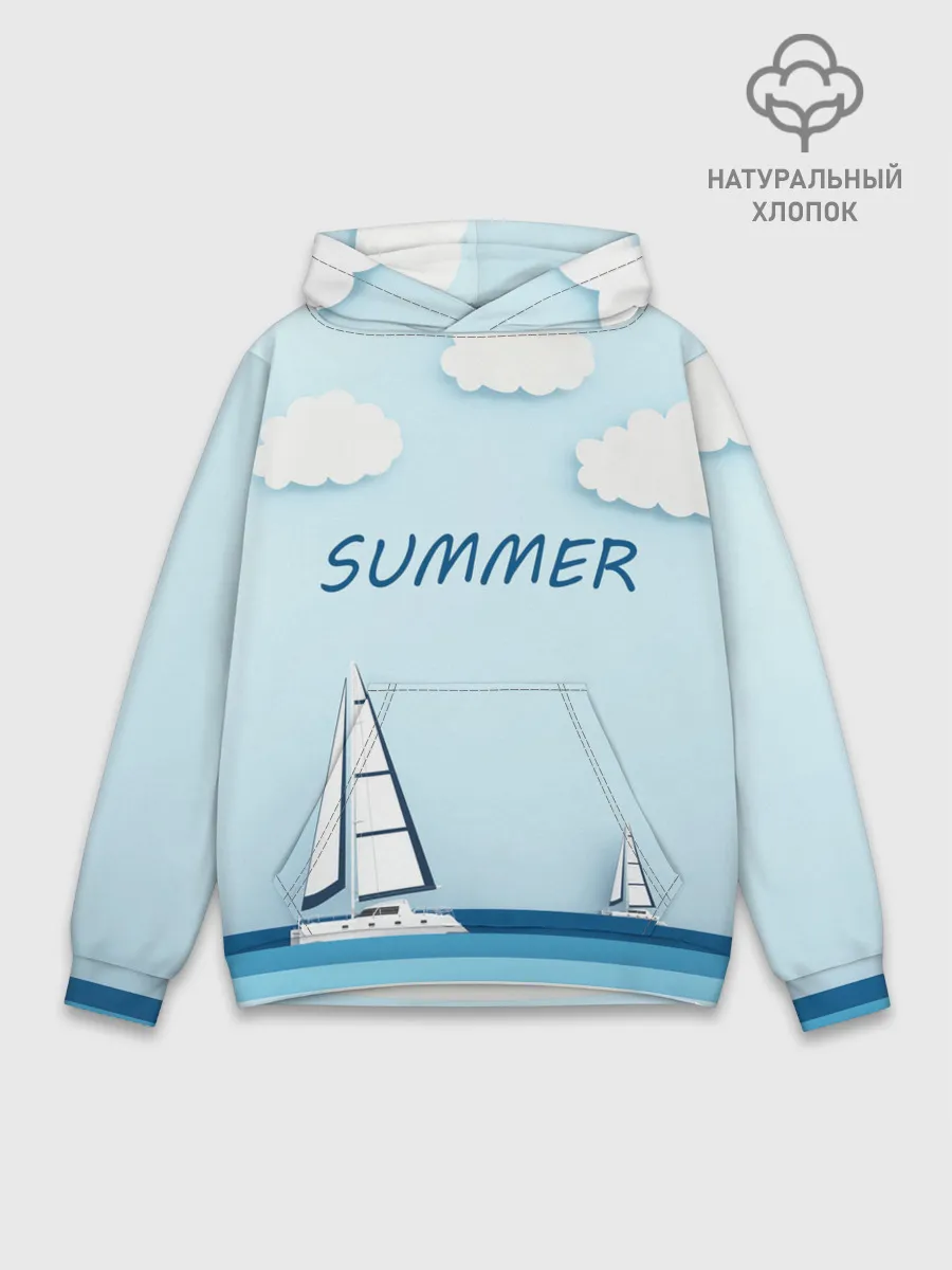 Худи мужской база хлопок / ПАРУСНИКИ | SUMMER